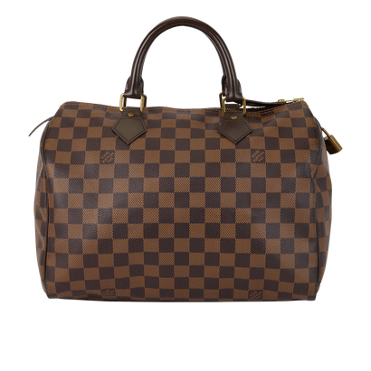 Speedy 30, £850, Handbags, Brown, Canvas, Front view